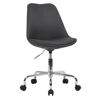 Wohnling Krzesło biurowe SCANDINAVIA czarne 45cm / SPM1.422