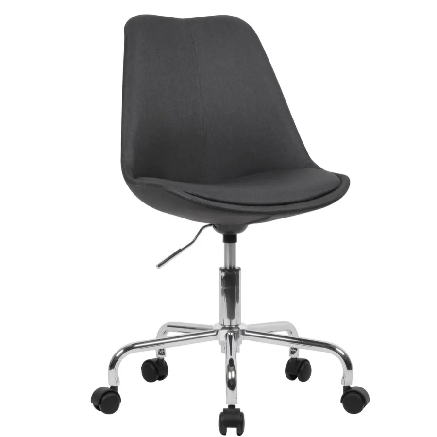 Wohnling Krzesło biurowe SCANDINAVIA czarne 45cm / SPM1.422