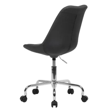 Wohnling Krzesło biurowe SCANDINAVIA czarne 45cm / SPM1.422