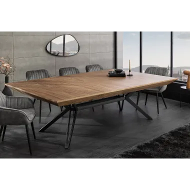 Invicta Stół rozkładany GIANT fornir z drewna orzechowego 180 - 320cm / 46567