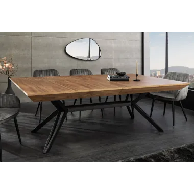 Invicta Stół rozkładany GIANT fornir z drewna orzechowego 180 - 320cm / 46567