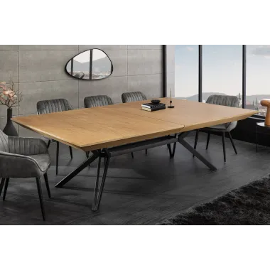 Invicta Stół rozkładany GIANT fornir z drewna dębowego 180 - 320cm / 46566