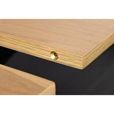 Invicta Stół rozkładany GIANT fornir z drewna dębowego 180 - 320cm / 46566