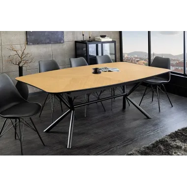 Invicta Stół rozkładany GRANDEZZA optyka drewna dębowego 180 - 270cm / 46554