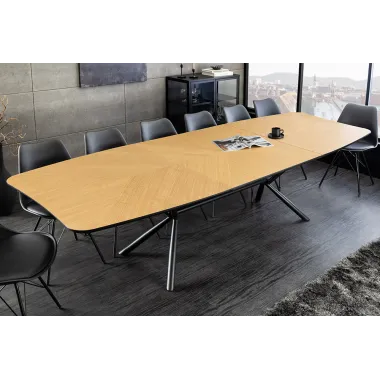 Invicta Stół rozkładany GRANDEZZA optyka drewna dębowego 180 - 270cm / 46554