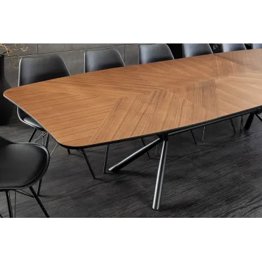 Invicta Stół rozkładany GRANDEZZA optyka drewna orzechowego 180 - 270cm / 46568