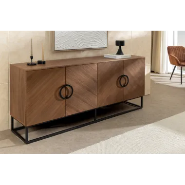 Invicta Komoda GRANDEZZA optyka drewna orzechowego 180 x 80 x 40cm / 46556