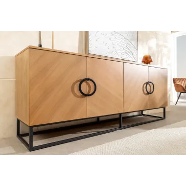 Invicta Komoda GRANDEZZA optyka drewna dębowego 180 x 80 x 40cm / 46698