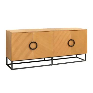 Invicta Komoda GRANDEZZA optyka drewna dębowego 180 x 80 x 40cm / 46698