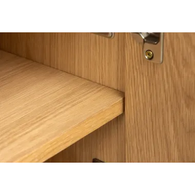 Invicta Szafka RTV GRANDEZZA optyka drewna dębowego 180 x 60 x 40cm / 46699