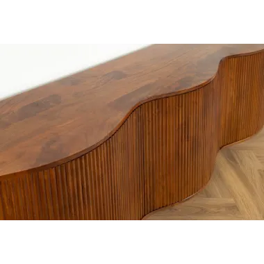 Invicta Komoda GRANDEUR 3D brązowe mango 177 x 76 x 41cm / 47147