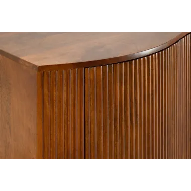 Invicta Komoda GRANDEUR 3D brązowe mango 177 x 76 x 41cm / 47147