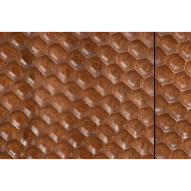 Invicta Komoda ADLON 3D brązowe mango 177 x 76 x 38cm / 47148