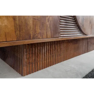 Invicta Komoda ART DECO 3D drewno mango brązowe 170cm / 46802