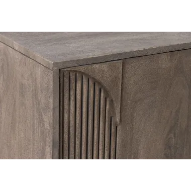 Invicta Komoda ART DECO 3D drewno mango szare 170cm / 46801