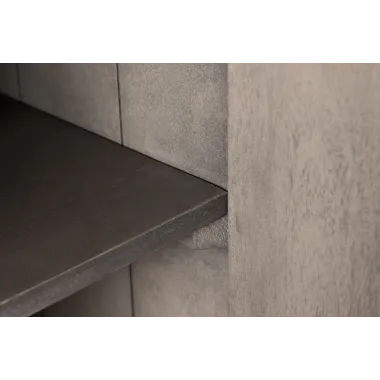 Invicta Komoda ART DECO 3D drewno mango szare 170cm / 46801