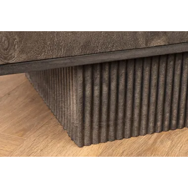 Invicta Komoda ART DECO 3D drewno mango szare 170cm / 46801