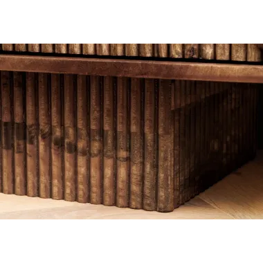 Invicta Szafka RTV ART DECO drewno mango brązowe 200cm / 46805