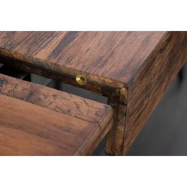 Invicta Stół RANCHO rozkładany sosna naturalna 160 - 200 x 76 x 90cm / 46555