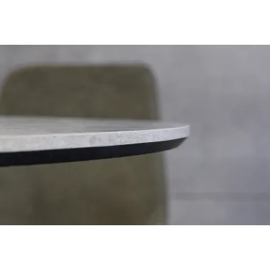 Invicta Stół do jadalni ATELIER optyka szarego marmuru Ø 100 x 75cm / 46569