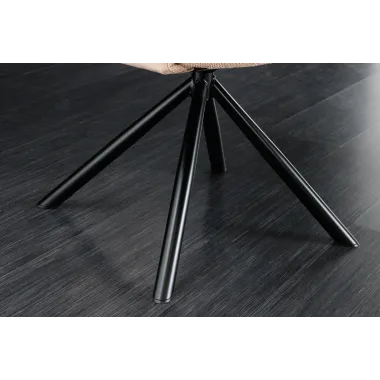 Invicta Krzesło obrotowe BIG GEORGE 360° z podłokietnikami beżowy 59cm / 43850