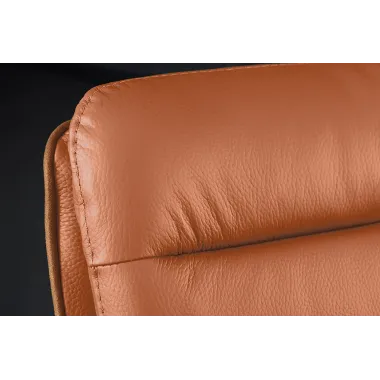 Invicta Hoker barowy BIG GEORGE 360° z podłokietnikami skóra koniak  56 x 95-115 x 57cm / 46177