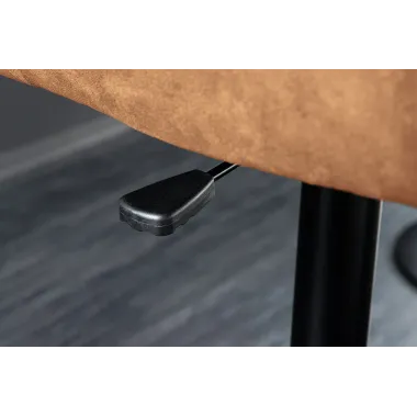 Invicta Hoker barowy BIG GEORGE 360° z podłokietnikami skóra koniak  56 x 95-115 x 57cm / 46177