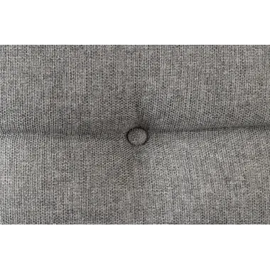 Invicta Ławka tapicerowana BIG GEORGE szara tkanina 160 x 90 x 69cm / 44720