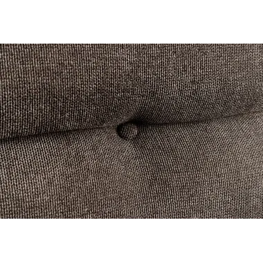 Invicta Ławka tapicerowana BIG GEORGE ciemnobrązowa tkanina 160 x 90 x 69cm / 44716