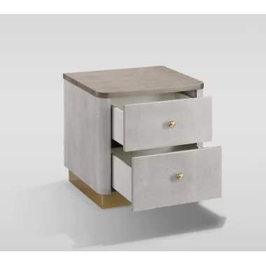 Livin Hill Zestaw Stilig Bedroom ST890Q Łóżko tapicerowane 160cm + 2 szafki nocne ST891