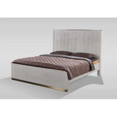 Livin Hill Zestaw Stilig Bedroom ST890K Łóżko tapicerowane 180cm + 2 szafki nocne ST891