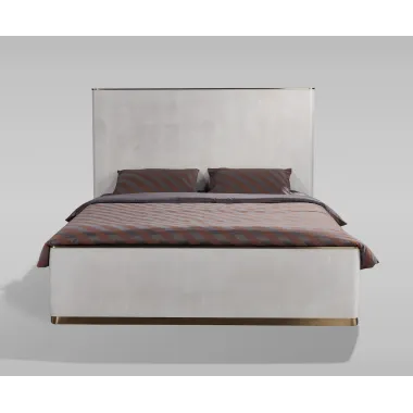 Livin Hill Zestaw Stilig Bedroom ST890K Łóżko tapicerowane 180cm + 2 szafki nocne ST891