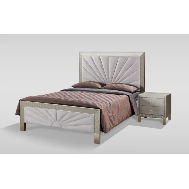 Livin Hill Zestaw Stilig Bedroom ST900Q Łóżko tapicerowane 160cm + 2 szafki nocne ST901