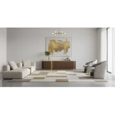 Livin Hill Stilig ST916D Komoda RTV orzech włoski 200 x 50 x 40cm