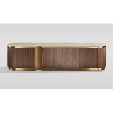 Livin Hill Stilig ST916D Komoda RTV orzech włoski 200 x 50 x 40cm