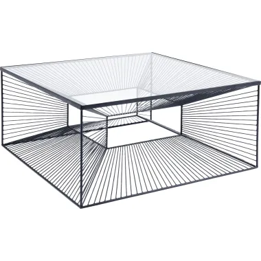 KARE Stolik kawowy DIMENSION czarny 80 x 38 x 80cm / 84752