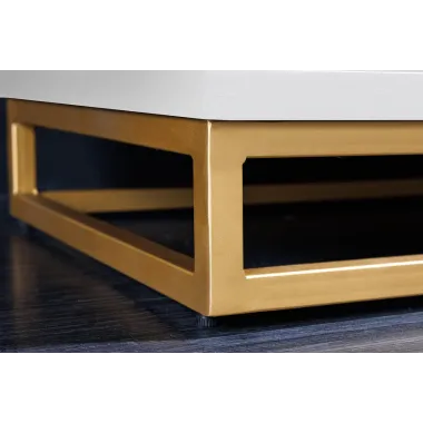 Invicta Komoda GOLDEN SUNSET white wysoka 95 x 140 x 42cm / 48409