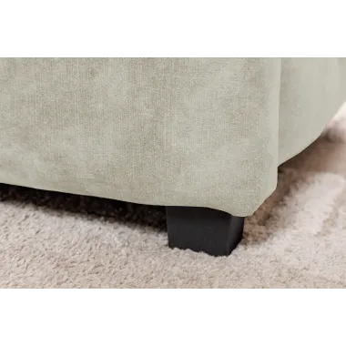 Invicta Łóżko PARIS ze schowkiem szampański beż aksamit 160 x 200cm / 48075