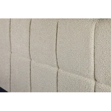 Invicta Łóżko PRESTIGE ze schowkiem kremowe bouclé 180 x 200cm / 45922