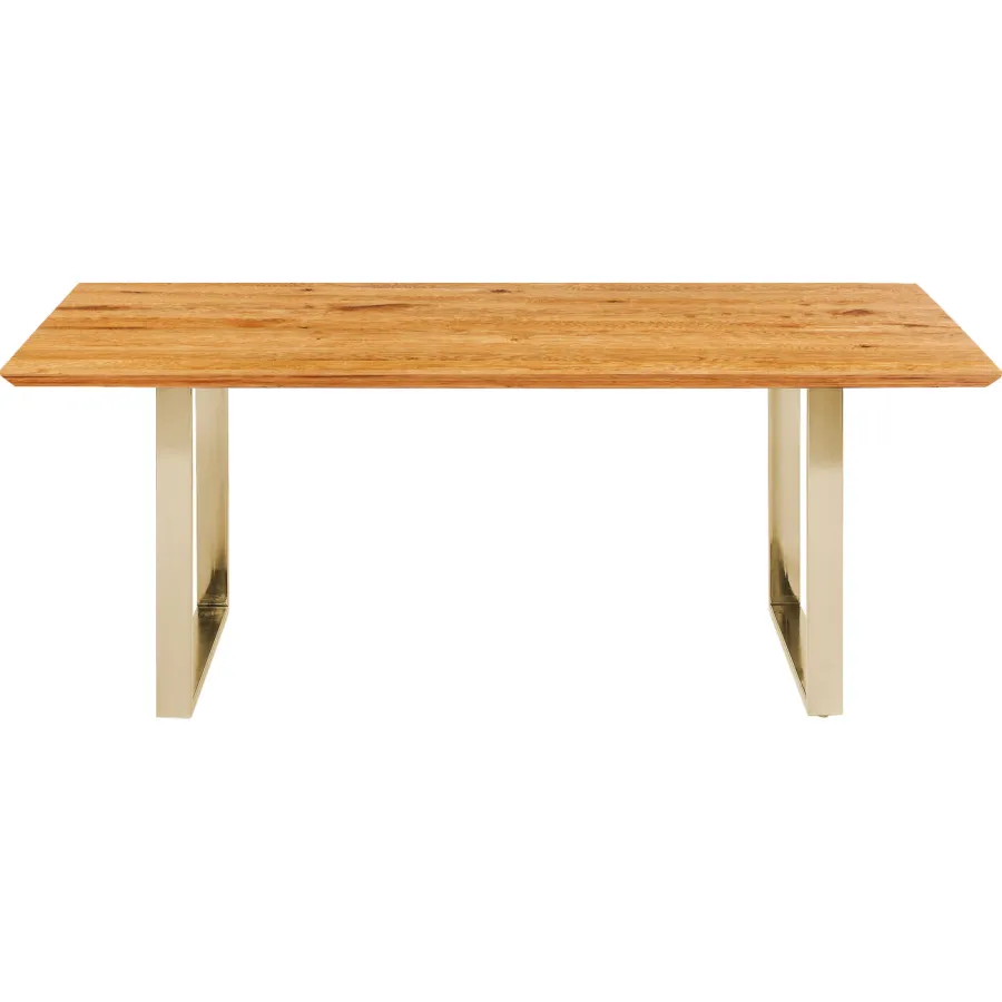 Kare Stół SYMPHONY oak brass 180 x 76 x 90cm / 84607