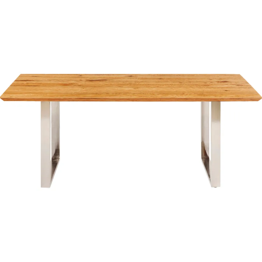 Kare Stół SYMPHONY oak chrome 180 x 76 x 90cm / 84597