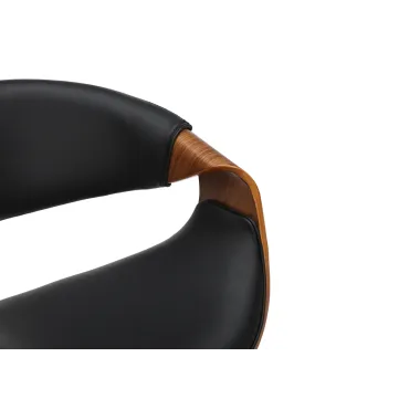 Invicta Hoker barowy ORGANIC obrotowy ekoskóra czarny 89 - 100cm / 47714