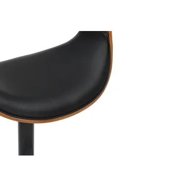 Invicta Hoker barowy ORGANIC obrotowy ekoskóra czarny 89 - 100cm / 47714