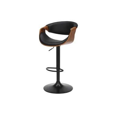 Invicta Hoker barowy ORGANIC obrotowy ekoskóra czarny 89 - 100cm / 47714