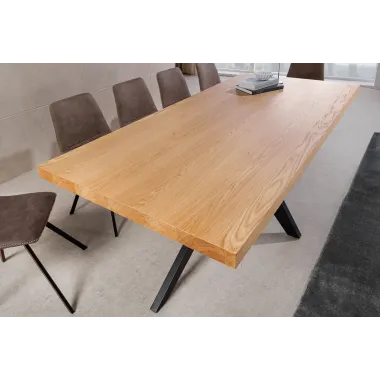 Invicta Stół do jadalni ZEUS optyka dębu 240 x 76 x 110cm / 46565