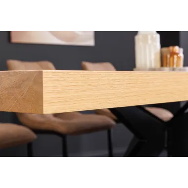 Invicta Stół do jadalni ZEUS optyka dębu 240 x 76 x 110cm / 46565
