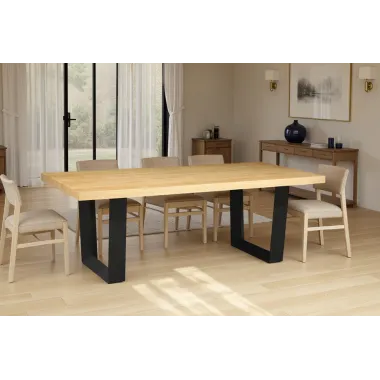 Invicta Stół do jadalni ZEUS optyka dębu 210 x 76 x 100cm / 46558