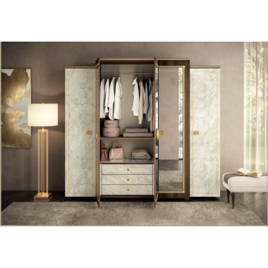 ROMANTICA Włoskie łóżko Italian Size 182 x 144 x 202cm / Adora