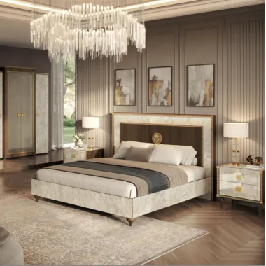 ROMANTICA Włoskie łóżko Italian Size 182 x 144 x 202cm / Adora