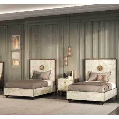 ROMANTICA Włoskie łóżko Queen Size 182 x 144 x 215cm / Adora